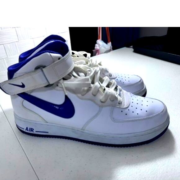 Vintage "AIR FORCE 1" IN Original Box W/Receipt from 6-16-2015, Sz 10 ,Hightop - Picture 1 of 16